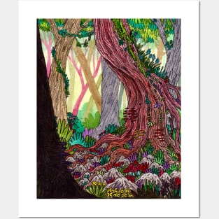 Deep in the forest Posters and Art